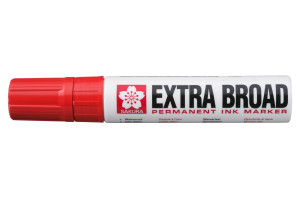 17845726 Маркер Extra Broad экстра толстый, перманентный, красный стержень, 10 на 17мм XJGKS 19 SAKURA