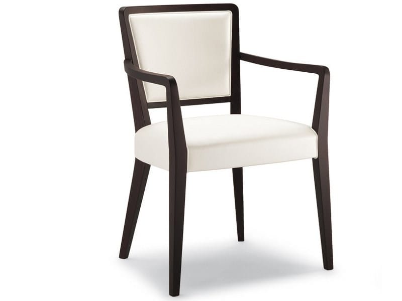 Мягкий тканевый стул с подлокотниками Cizeta GAMMA ARCH-00031829