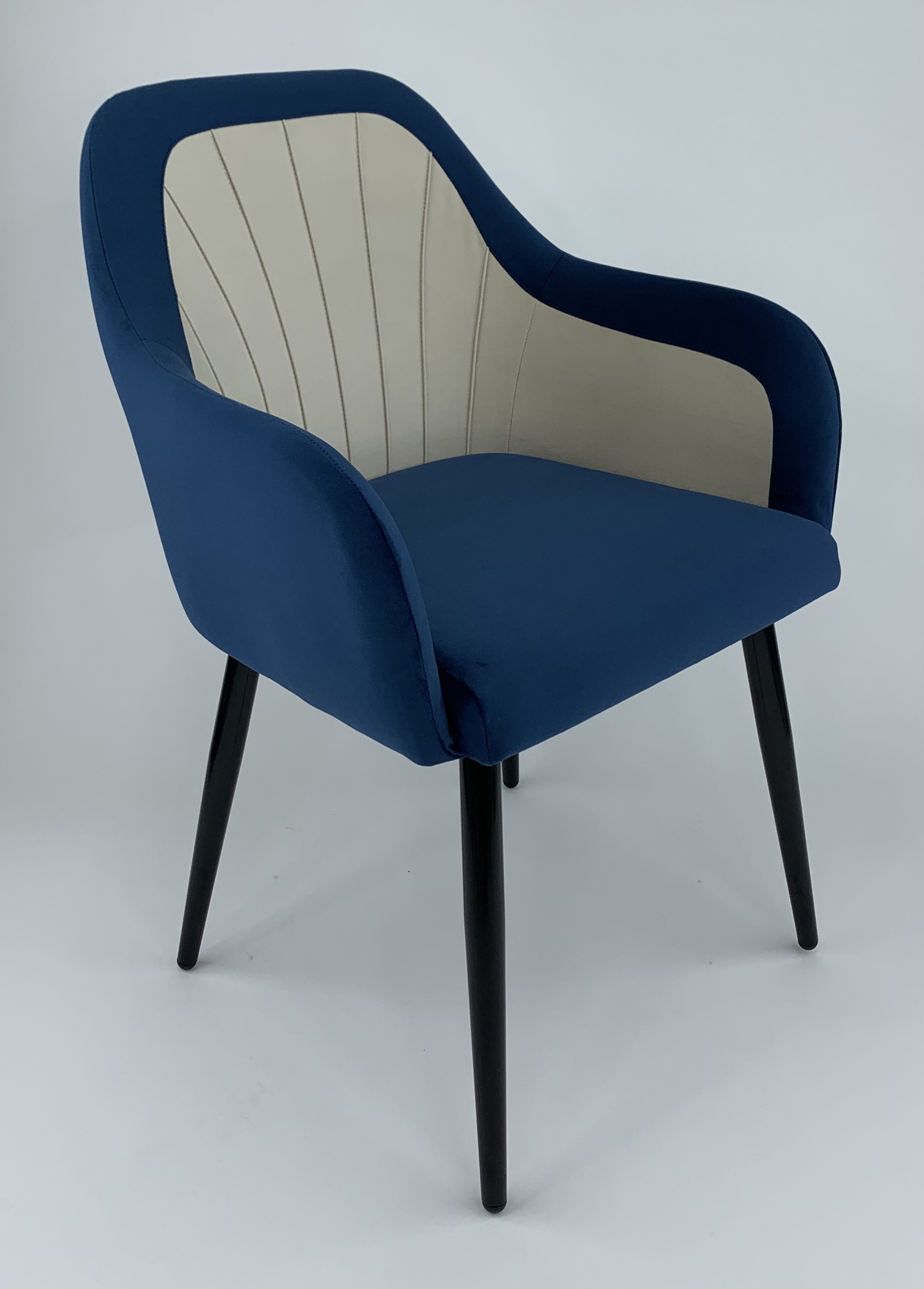90203158 Стул-кресло мебель для столовой/гостинной/спальни цвет синий Агат STLM-0131106 MILAVIO