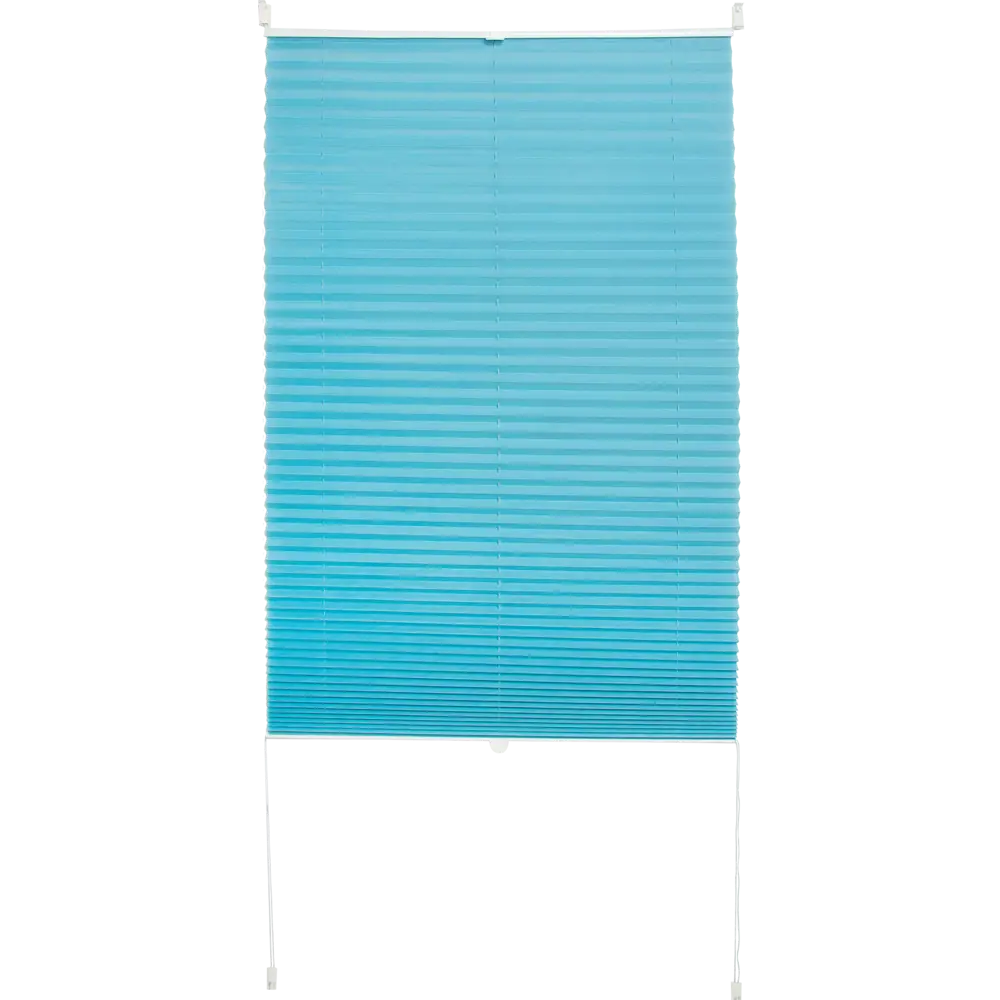Штора плиссе «Плайн», 65х160 см, текстиль, цвет бирюзовый Santreyd STLM-2166018 - Вид №1