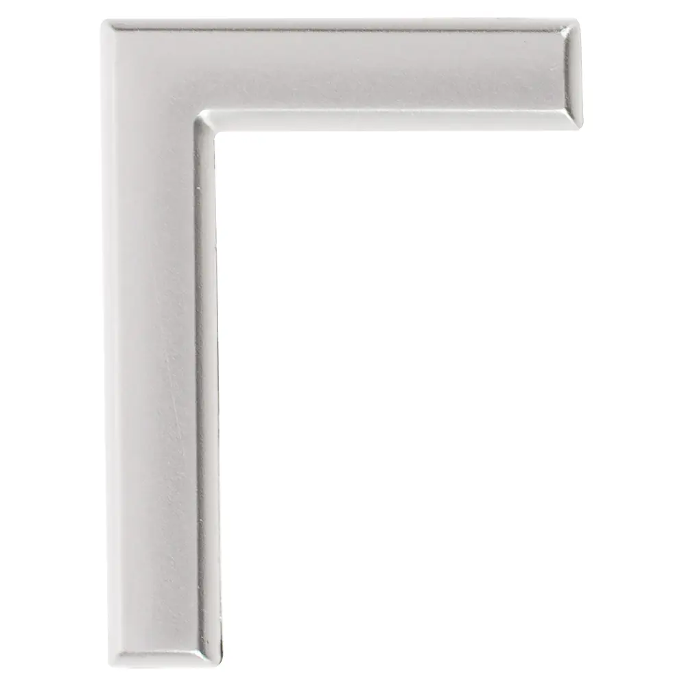 Самоклеящаяся буква «Г» LARVIJ в стиле хром для интерьера 18284558 STLM-0010191