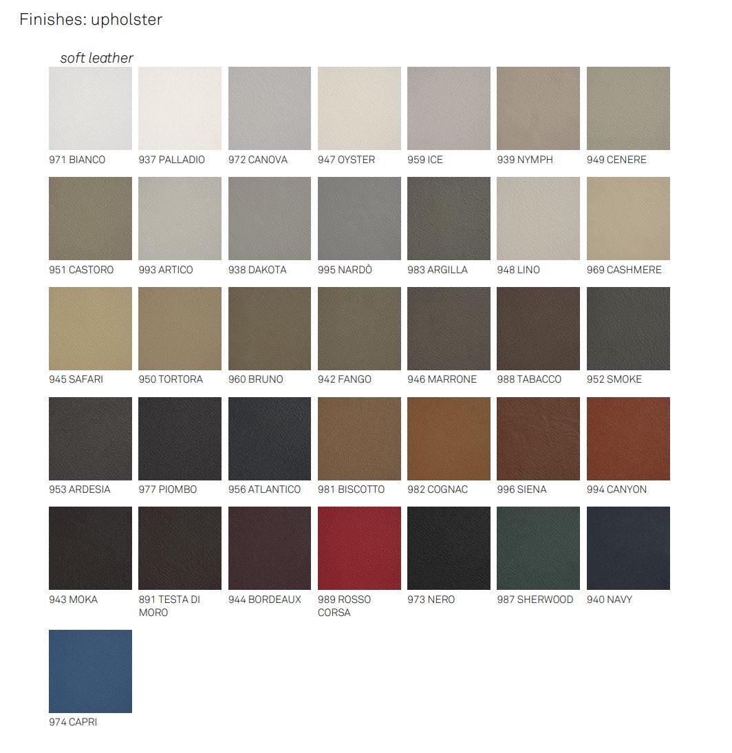 Кожаный мягкий стул Cattelan italia Magda ARCH-00098854 - Вид №4