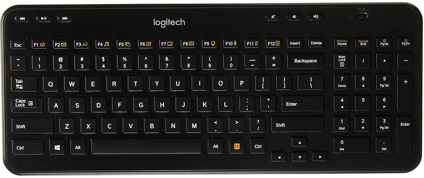 920-003095 Keyboard wireless k360 (usb, fm, unifying®receiver, 16 multimedia btn, 2xaa, ergonomic design) retail Logitech Santreyd 