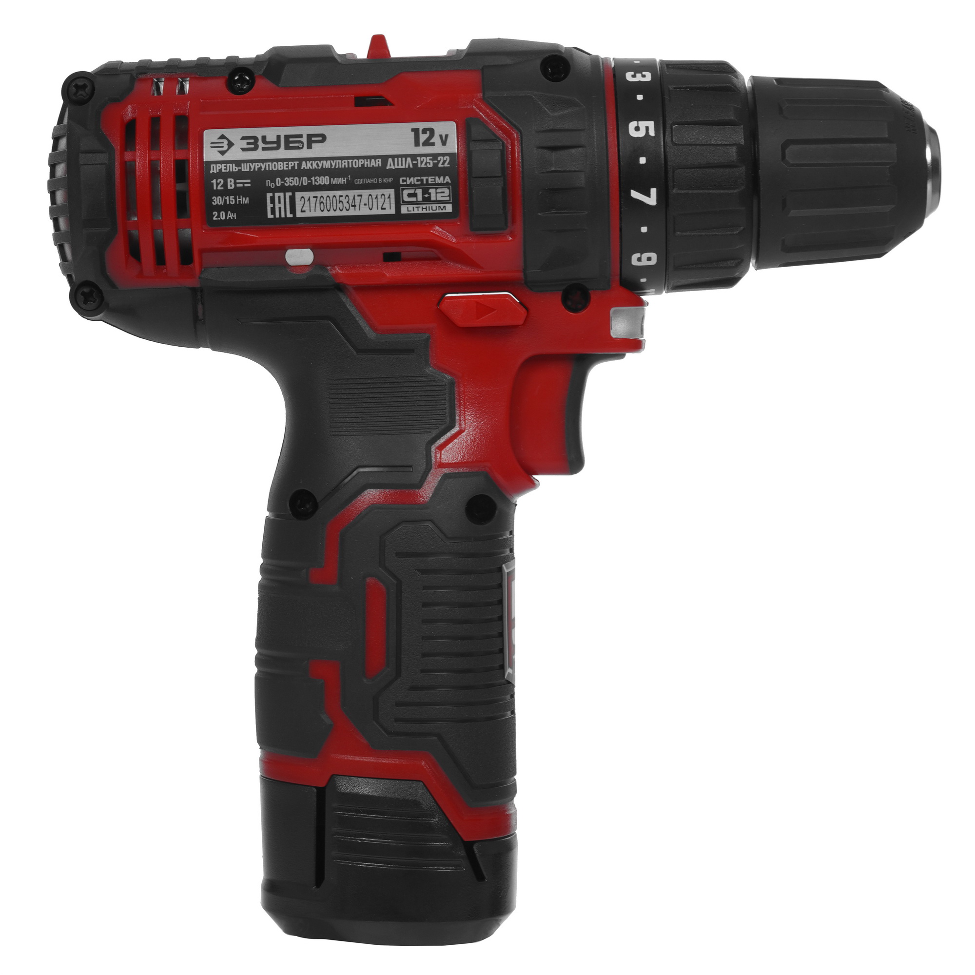Дрель-шуруповерт Зубр ДШЛ-125-22 С1-12 12V 9909101 STDN-0116914 - Вид №1