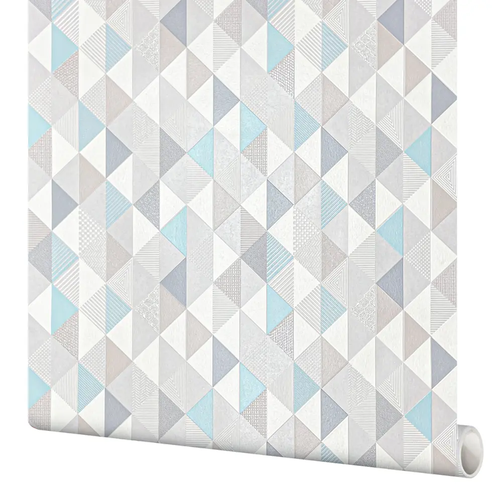 Обои виниловые Vilia Арлекино голубые 0.53 м 1541-63 STLM-2014190