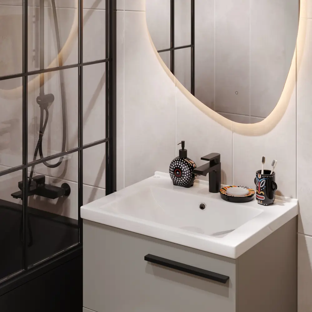 Смеситель AM.PM Flash для раковины - черный матовый 86406011 STLM-0996850 - Вид №10