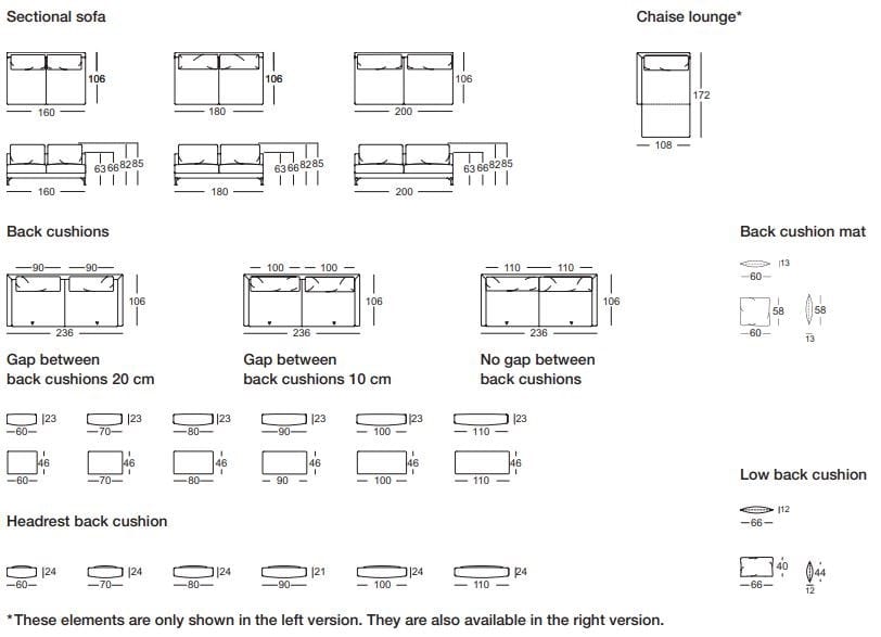 Тканевый диван с полуостровом Rolf Benz ROLF BENZ 333 JOLA ARCH-00086206 - Вид №2