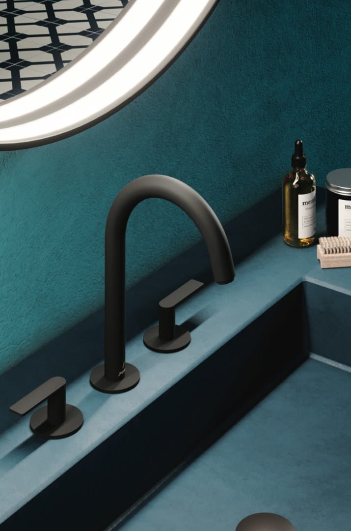 Смеситель для раковины с 3 отверстиями JAQUAR Laguna ARCH-00115864 - Вид №2