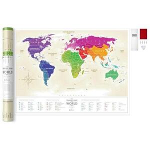 Карта Travel Map Gold World RU