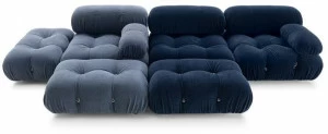 B&B Italia Модульный модульный диван с тафтингом из ткани Camaleonda