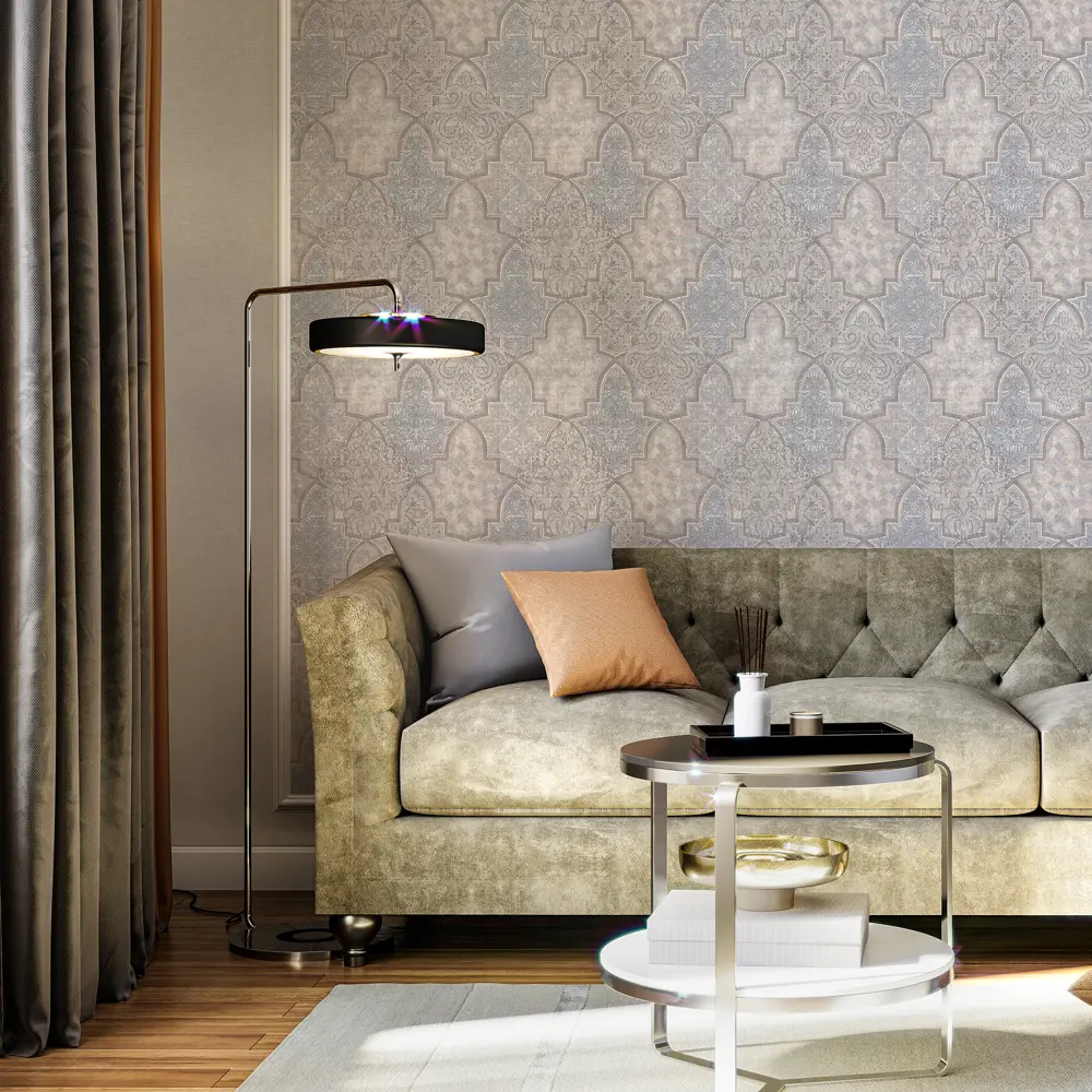 Обои флизелиновые Палитра Marrakech серо-синие 1.06 м PL71543-26 STLM-2137508 - Вид №2