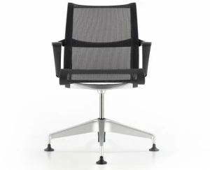 Herman Miller 4-спицевый тканевый стул с подлокотниками Setu
