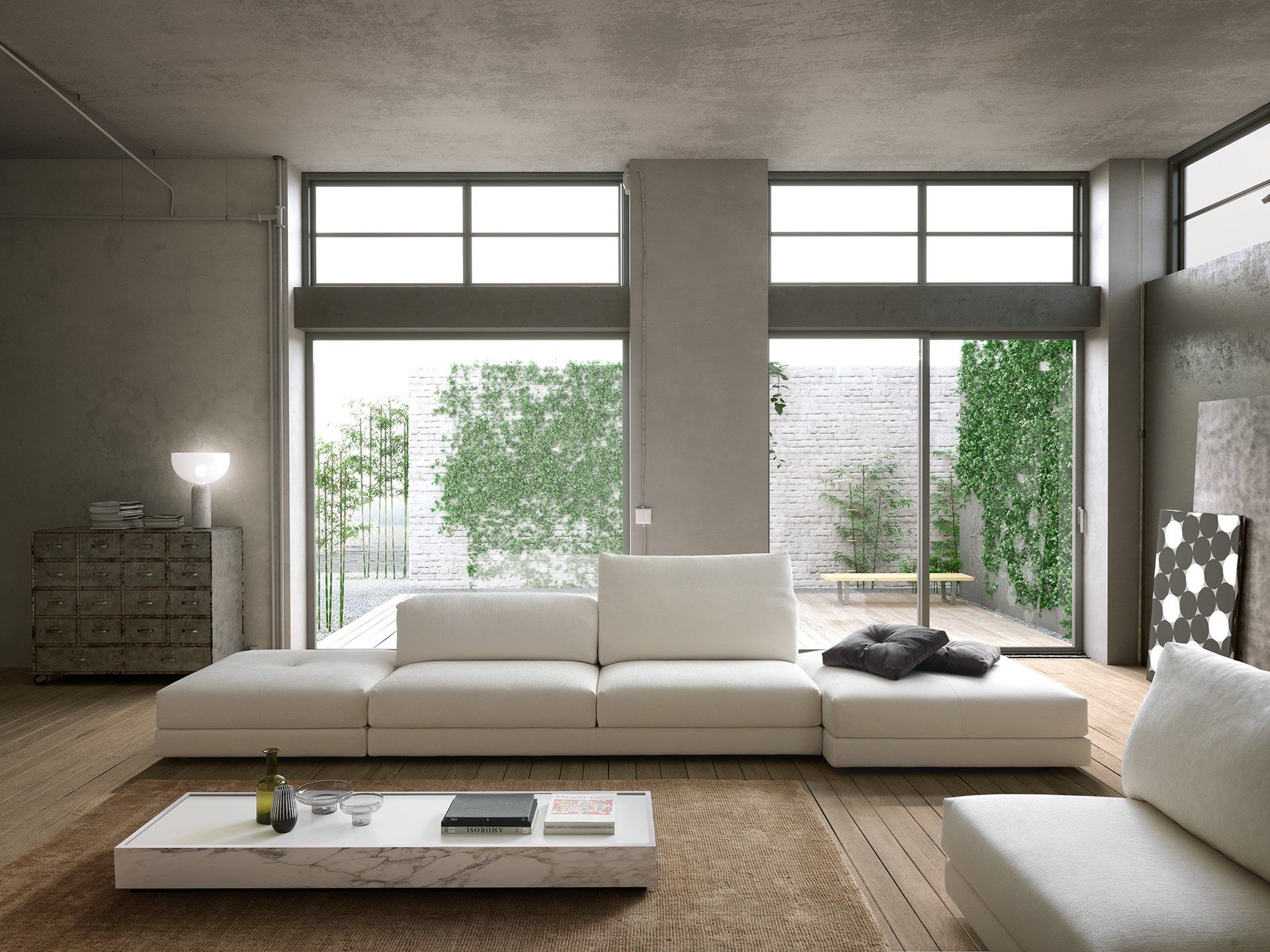 Секционный тканевый диван с полуостровом VALENTINI Уильям ARCH-00082154 - Вид №9