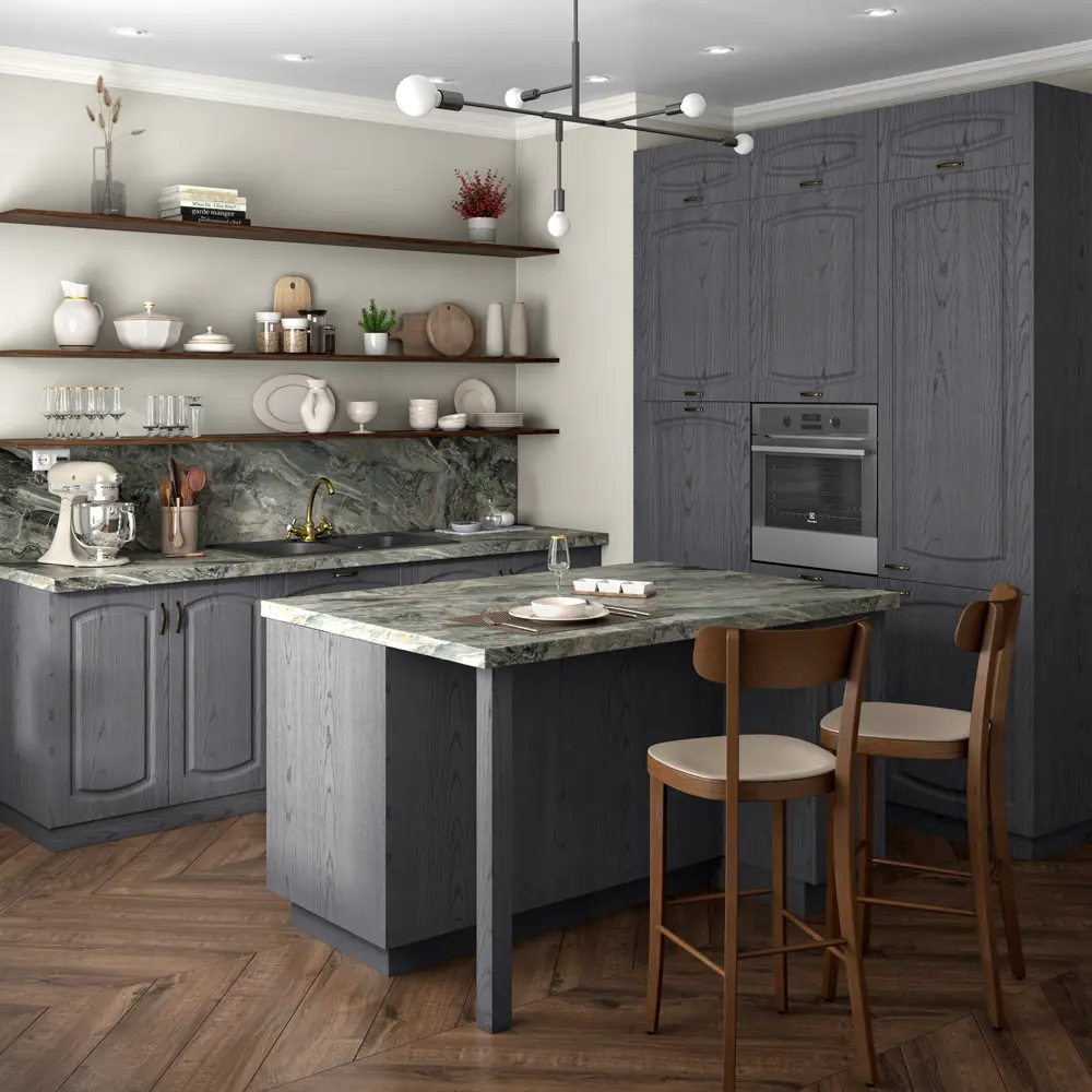 Угол для шкафа Delinia ID Петергоф грей 4x76.5 см МДФ цвет графит STLM-2210665 - Вид №6