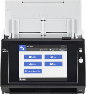 PA03706-B001 N7100, network document scanner, a4, duplex, 25 ppm, adf 50, ethernet Fujitsu