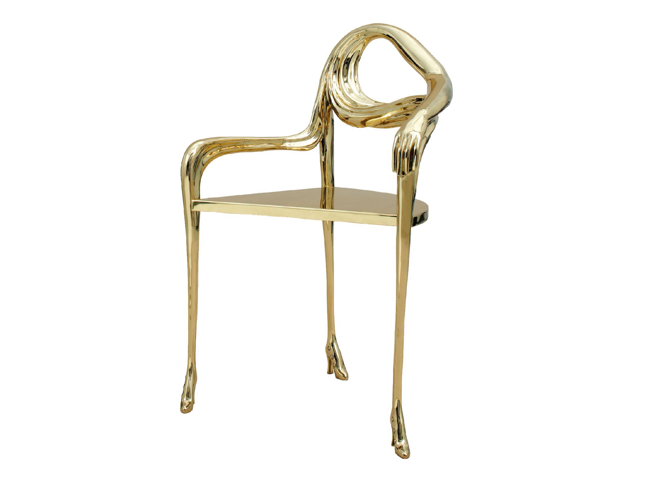 Латунный стул с подлокотниками BD Barcelona дали ARCH-00059423