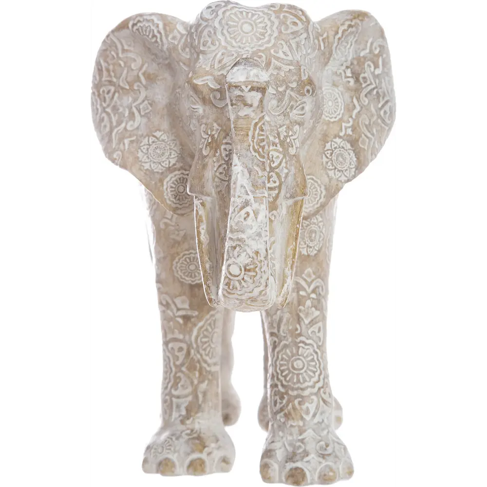 Статуэтка декоративная Atmosphera Слон 15x13 см бежевая STLM-2174499 - Вид №1