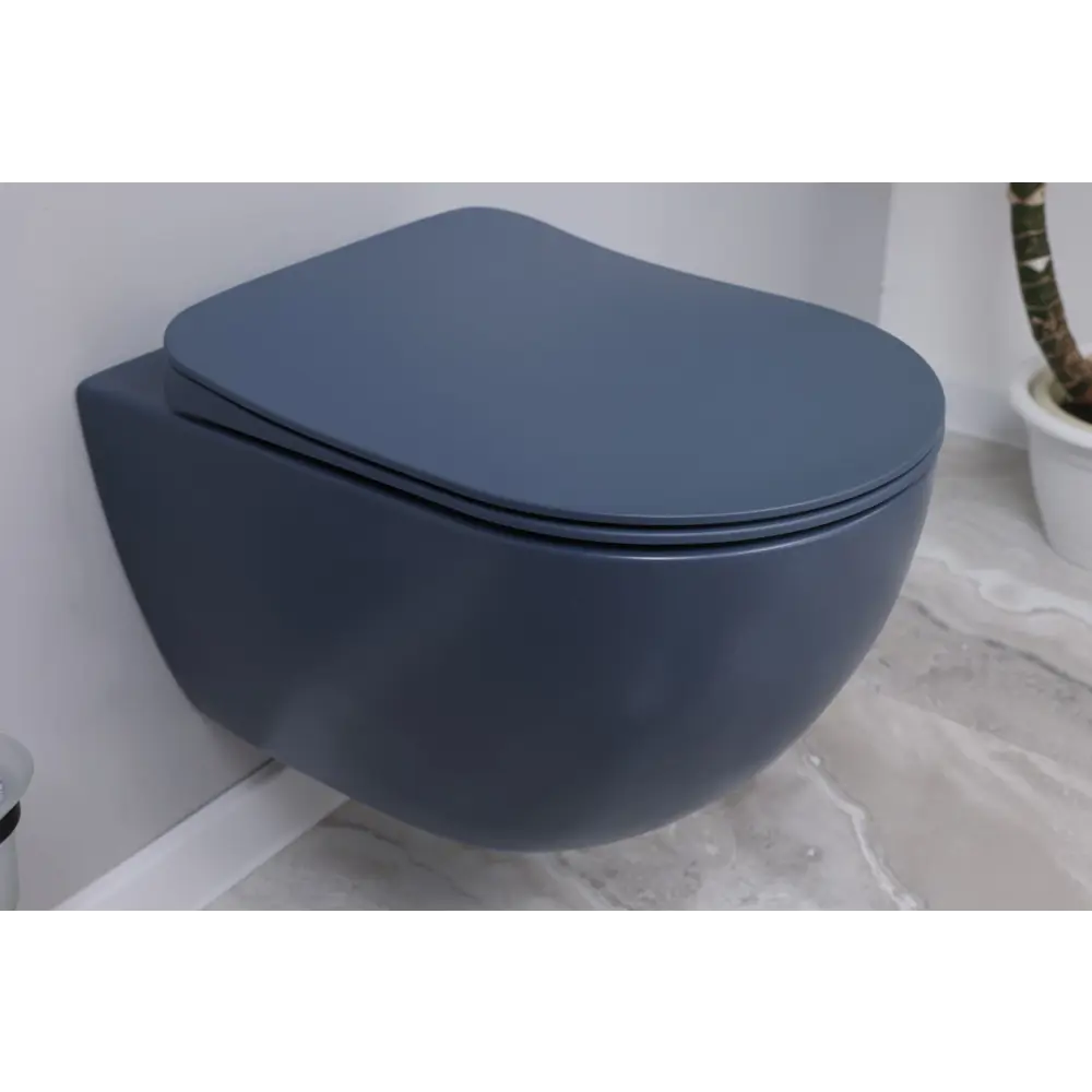 Комплект инсталляция с унитазом Creavit YD.SET.041.01, с клавишей, с микролифтом, цвет базальт STLM-2072150 - Вид №4