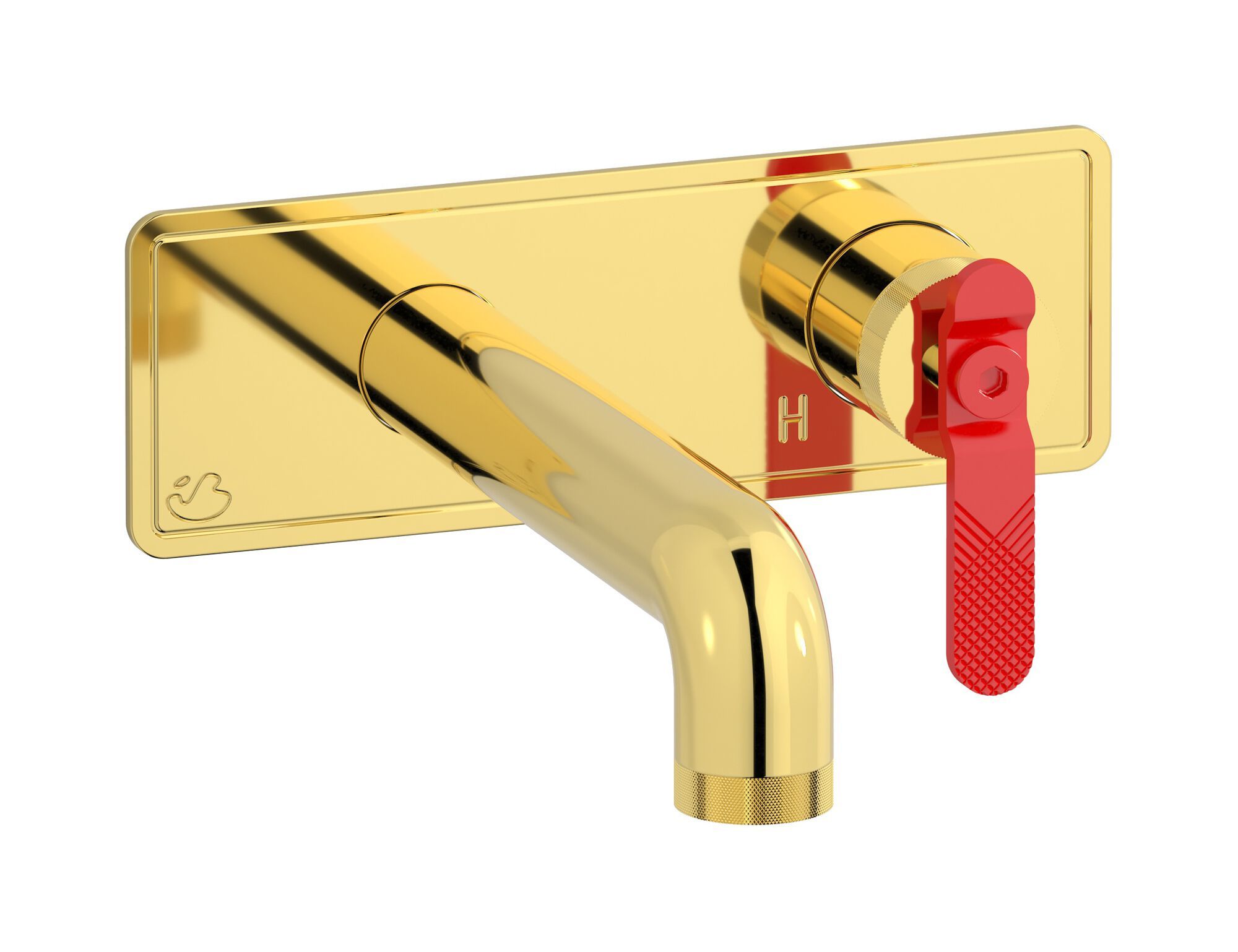 Однорычажный настенный смеситель для раковины с автоматическим сливом IB Bold ARCH-00071487 - Вид №17