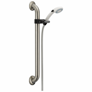 52001-DS Регулируемая направляющая / поручень Ручной душ с двумя положениями Delta Faucet Universal Showering Белый
