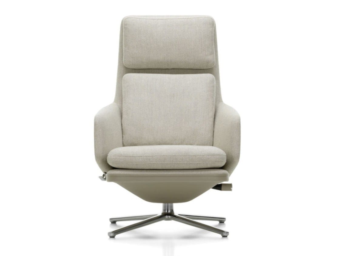 Ткань спиц кресло с подлокотниками VITRA Grand Relax ARCH-00109996 - Вид №1