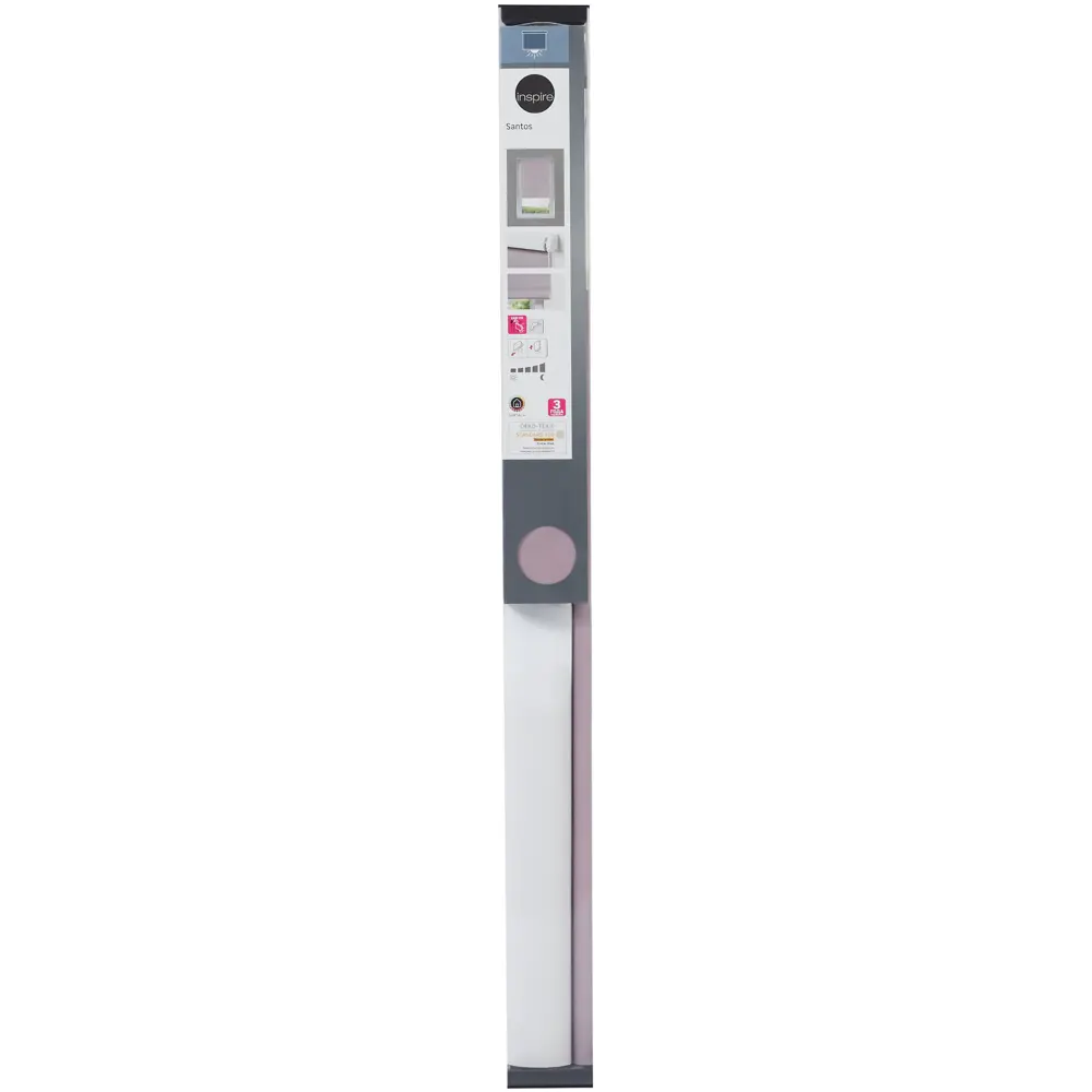 Штора рулонная блэкаут Inspire Santos 50x160 см сиреневая Santal 4 STLM-2155971 - Вид №5