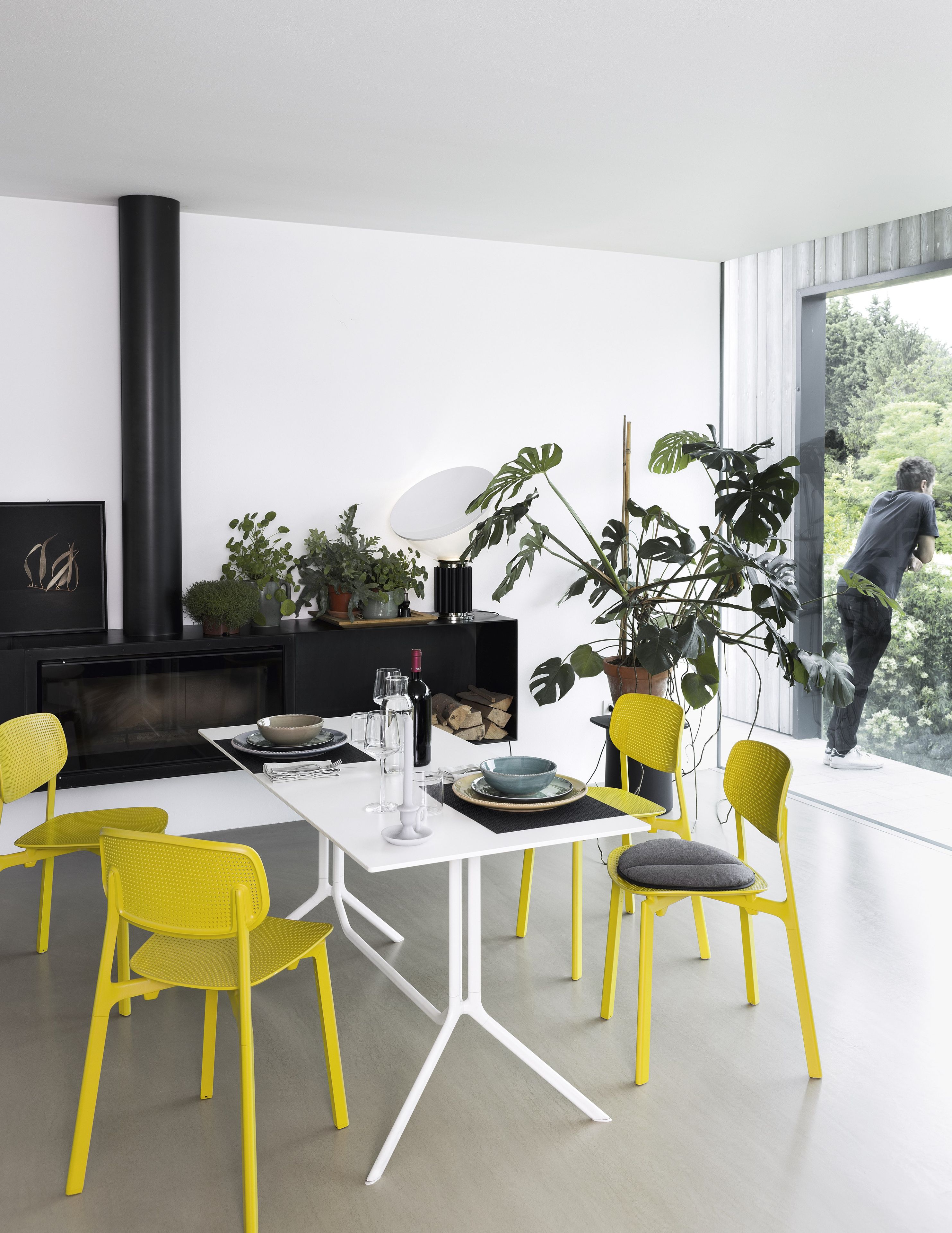 Квадратный складной журнальный столик Kristalia Poule ARCH-00133917 - Вид №9