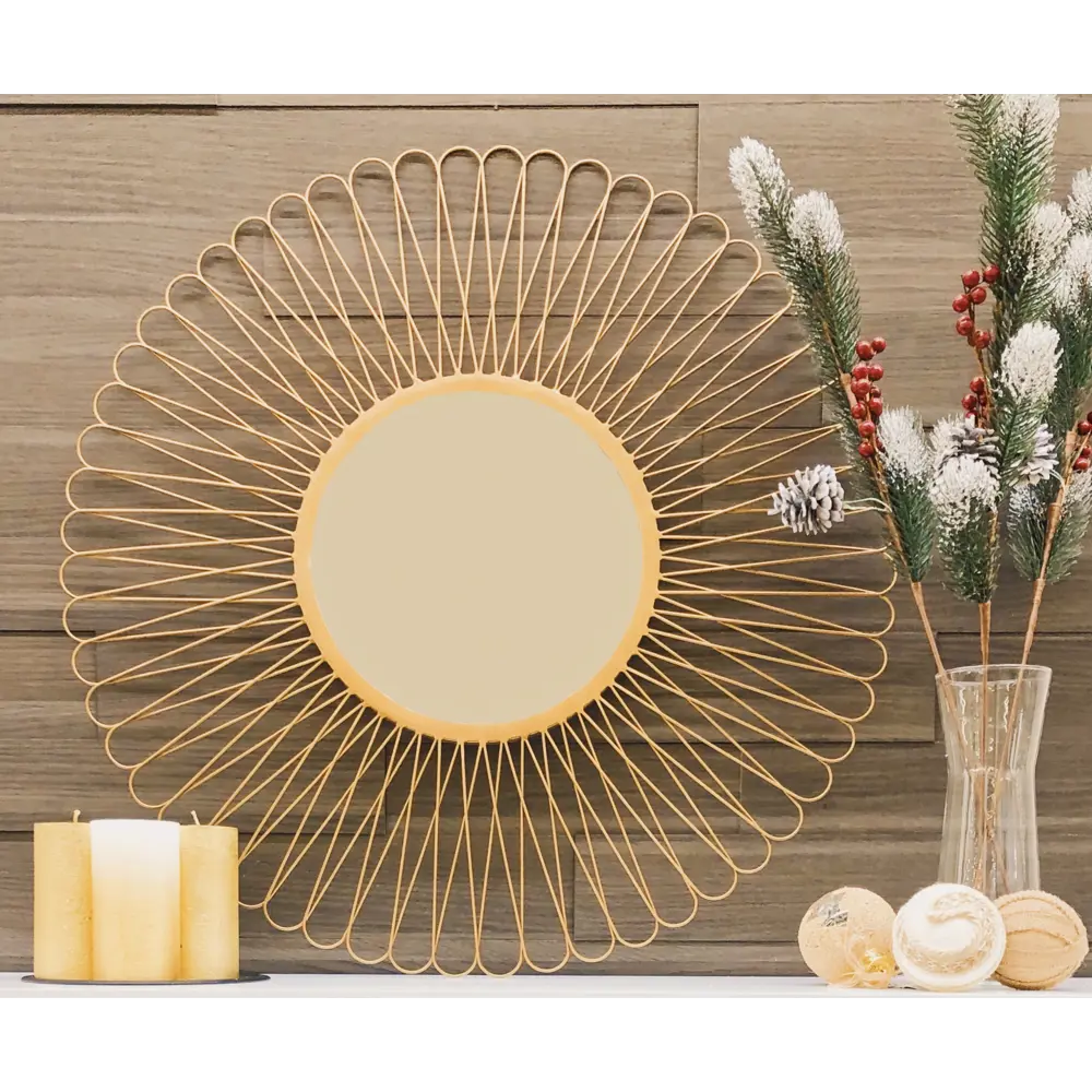 Зеркало декоративное «Солнце», круг, 76 см Atmosphera STLM-2103783 - Вид №3