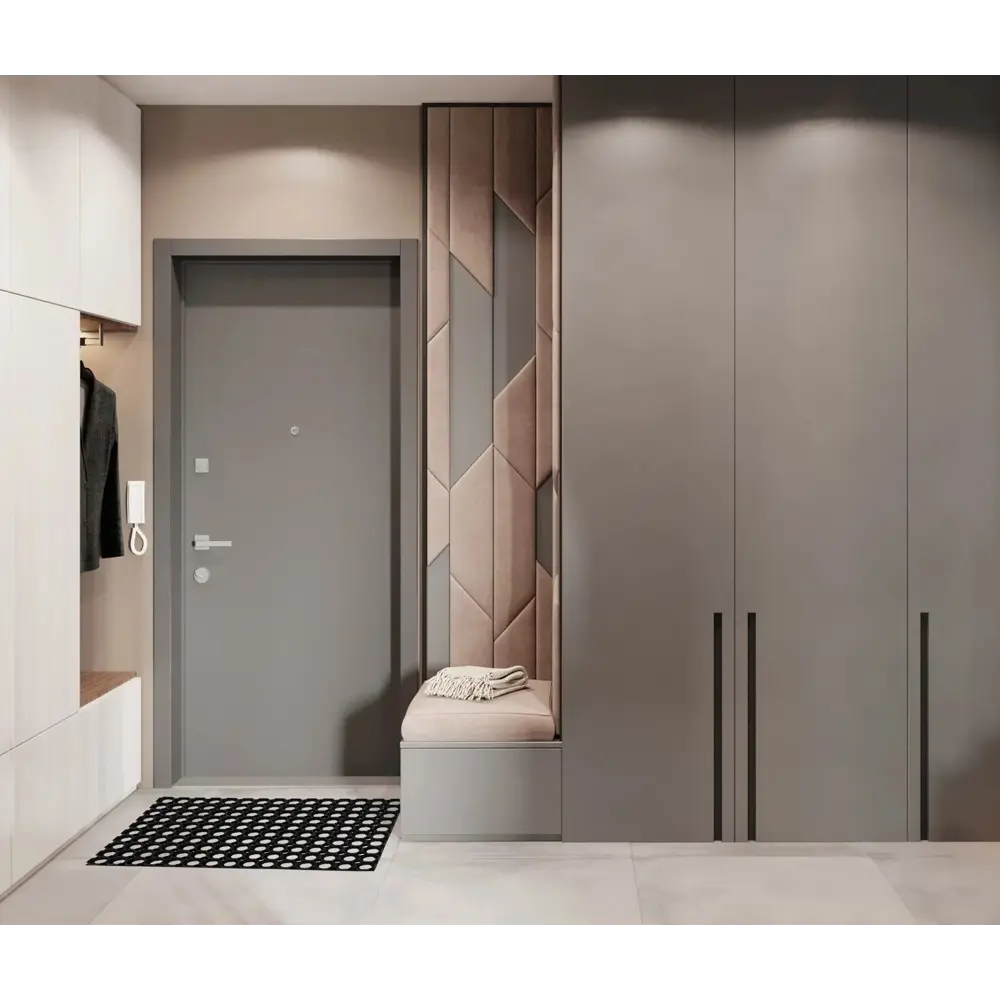 Коврик грязезащитный каучук Amigo 25x75 см цвет черный STLM-2152090 - Вид №5