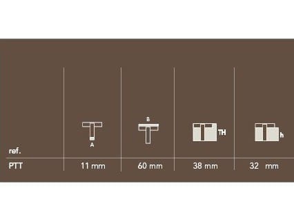 Железная мебельная ручка Dauby Pure® ARCH-00091702 - Вид №7