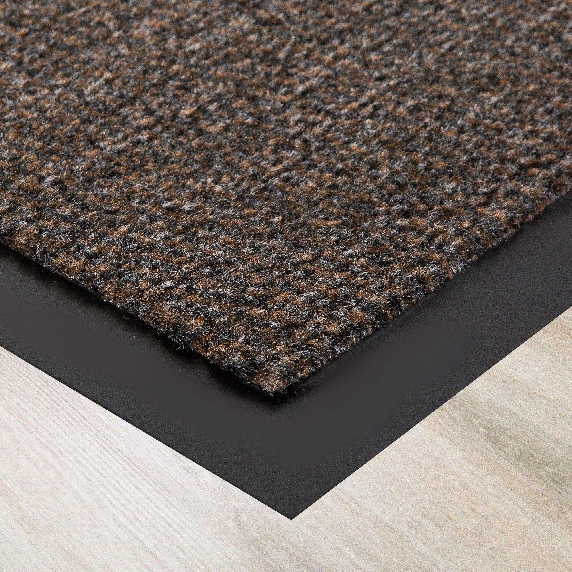 82377964 Коврик «Olympia» 120x180 см полипропилен/ПВХ цвет коричневый Santreyd  - Вид №1