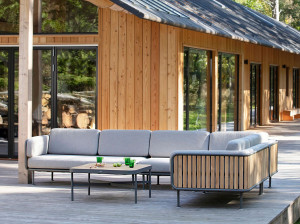 Модульный и угловой садовый диван в Sunbrella®