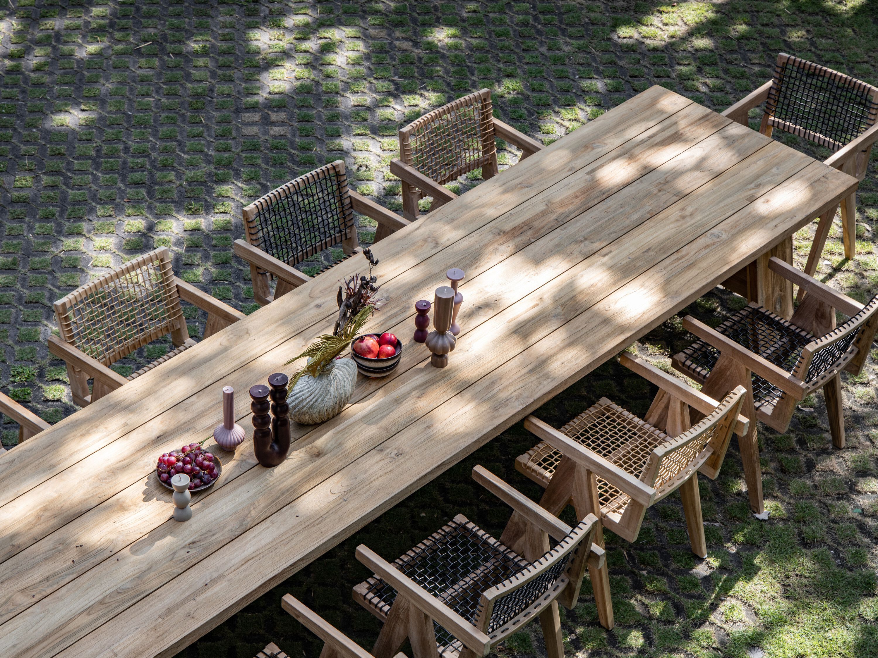 Прямоугольный садовый стол из тикового дерева cbdesign ARCH-00141861 - Вид №2