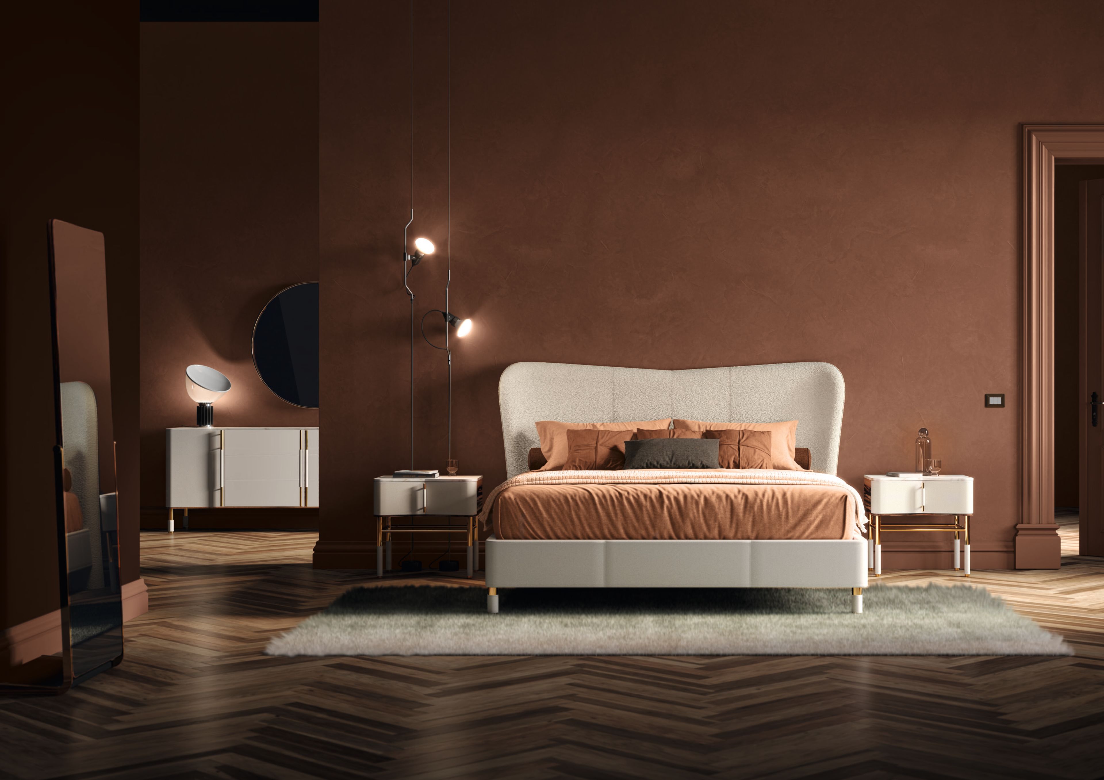 Деревянное зеркало с рамкой Former In Italia ALISEO ARCH-00144110 - Вид №2