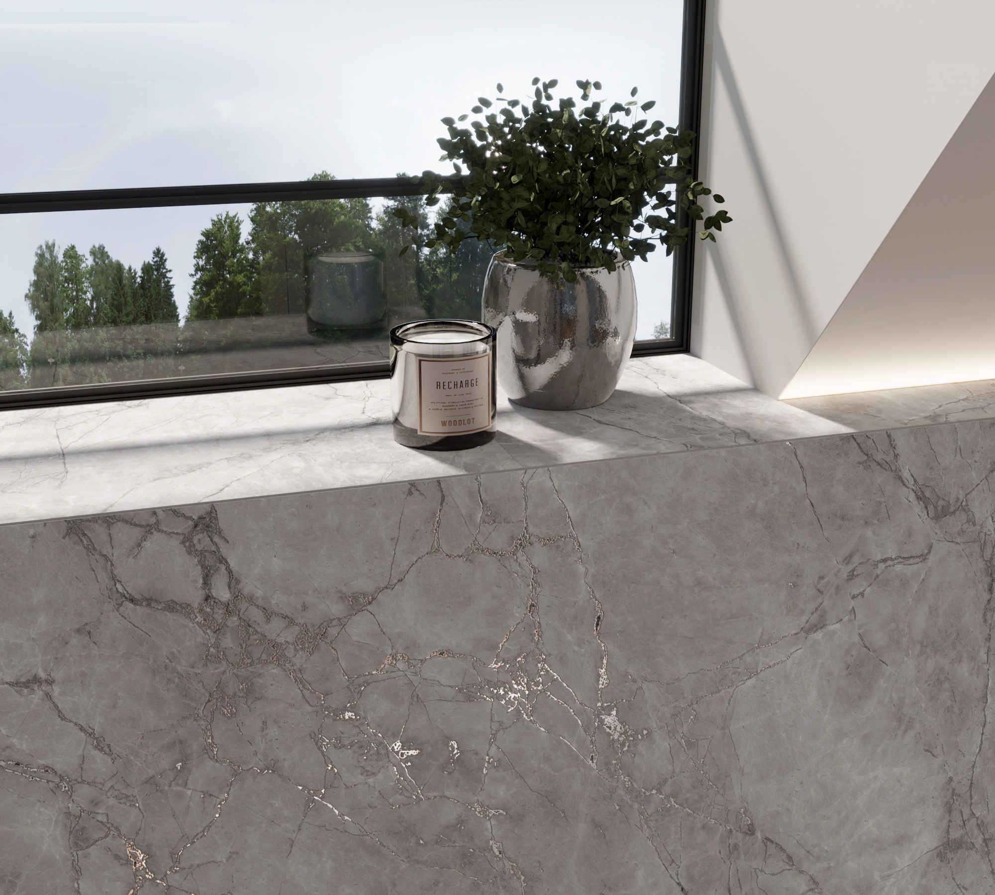 Керамогранит ARCTIC GREY 60х120 Arcadia Ceramica CR4012-A - Вид №3