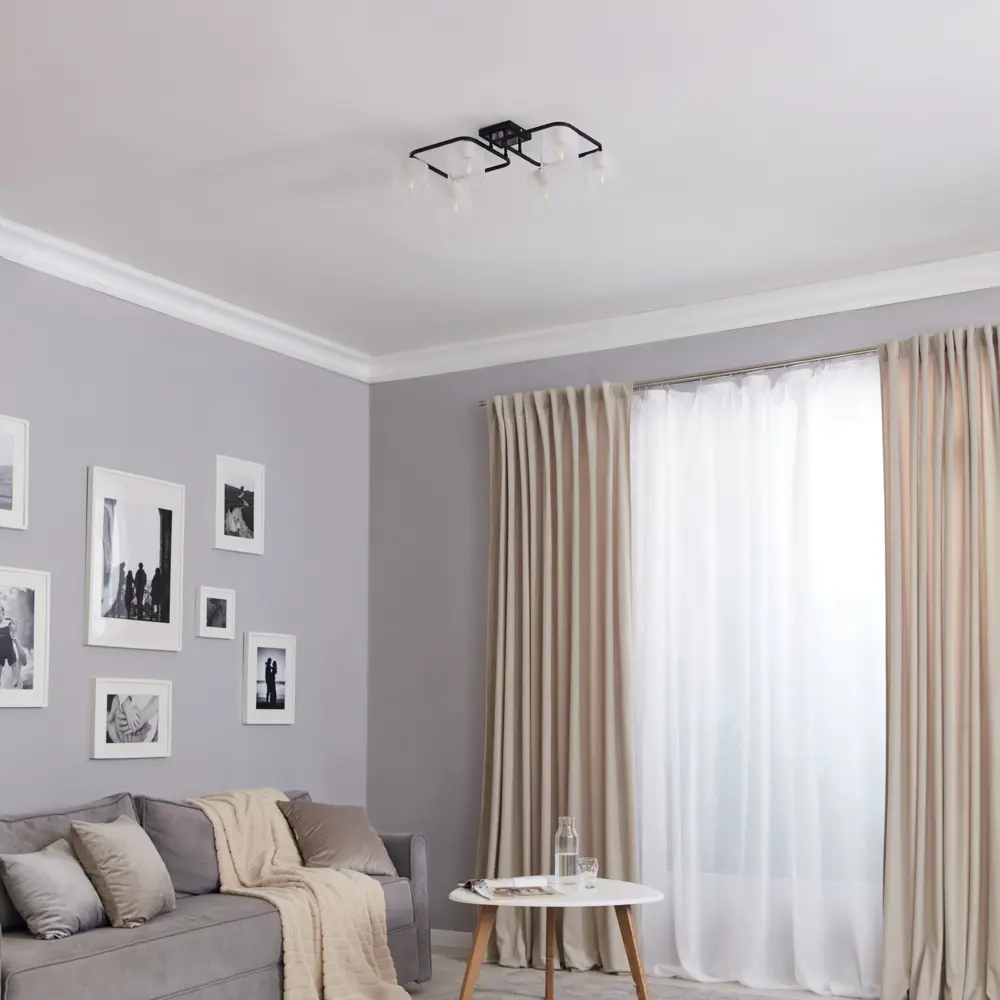 Люстра потолочная Stile 9160-6 6 ламп SCHAFFNER STLM-2101921 - Вид №9