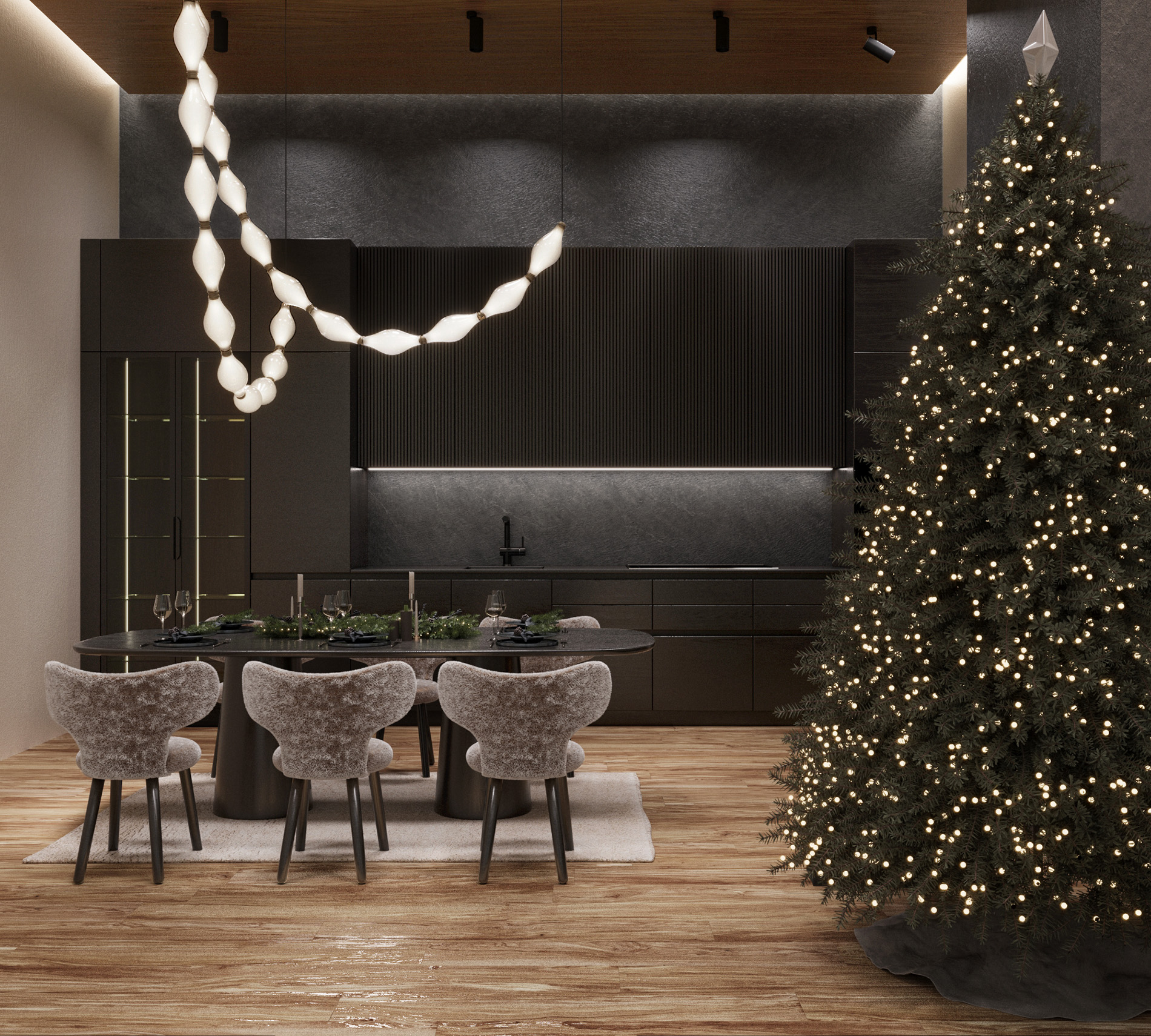 Керамогранит PEARSIAN WOOD NATURAL 20х120 Creanza CW-CR03-B  - Вид №1