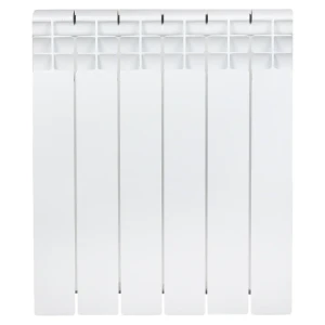 Радиатор Тепломир 500/80 6 секций биметалл белый