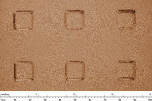 FSRT609 Плавленая бронза с отделкой из песчаника в виде квадратного оттиска Forms-surfaces
