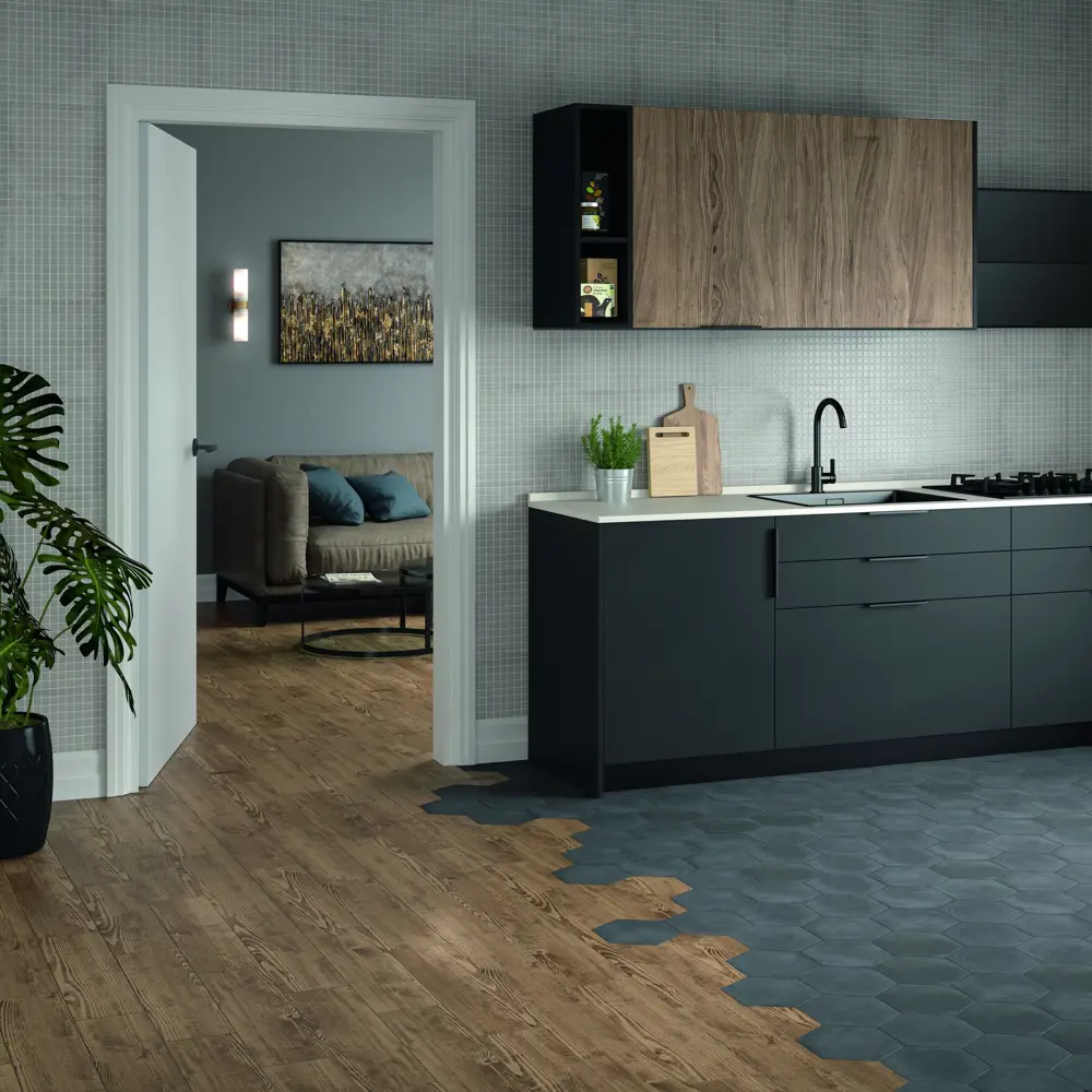 Керамогранит «Модена» 15x60 см 1.44 м² цвет коричневый Kerama Marazzi STLM-2162992 - Вид №3