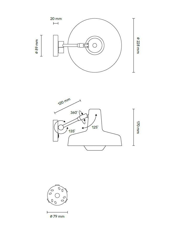 Поворотный настенный светильник Grupa Arigato ARCH-00057870 - Вид №22
