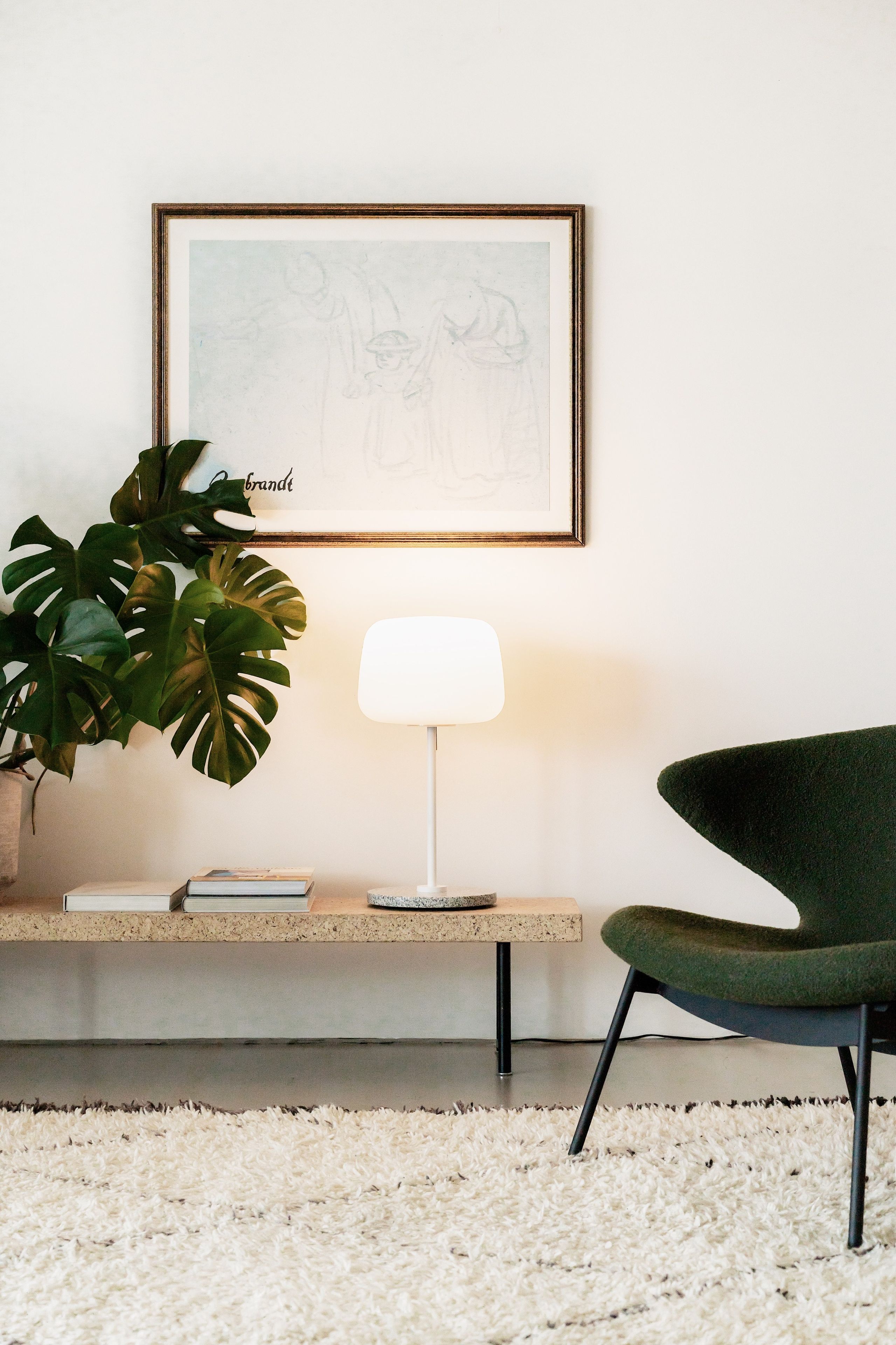 Светодиодная настольная лампа из опалового стекла с диммером Case Soft ARCH-00123469 - Вид №11