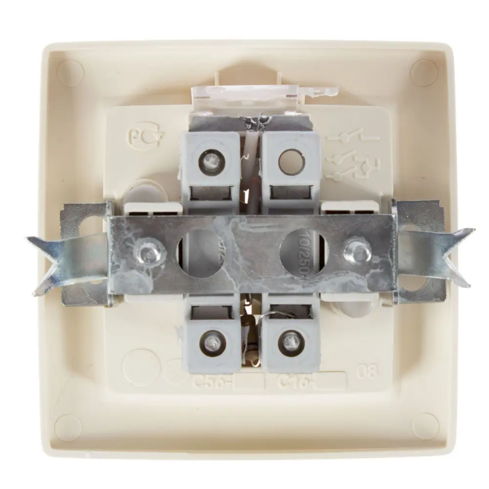 Выключатель Reone 2 клавиши цвет слоновая кость STLM-2050866 - Вид №2