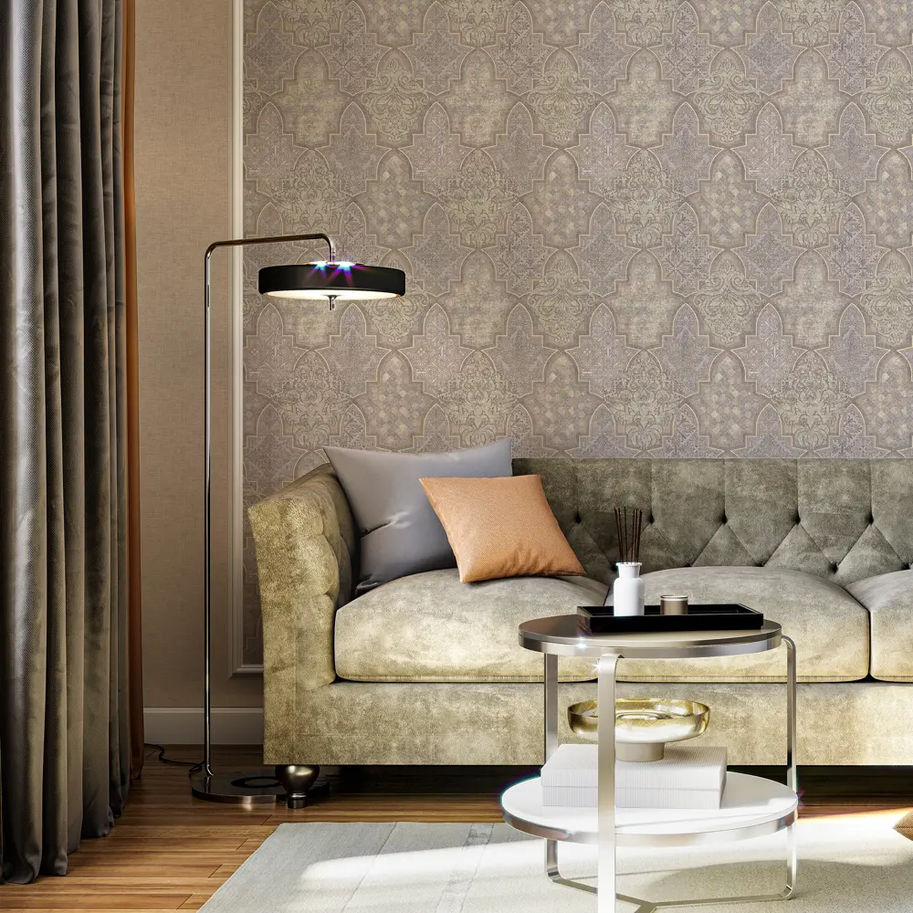 Обои флизелиновые Палитра Marrakech бежевые 1.06 м PL71543-22 STLM-2102500 - Вид №2