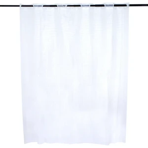 Штора для ванны, с эффектом 3D, 180х200 см, ПВХ, цвет белый