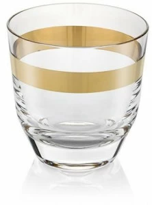 IVV 6 стаканов для виски Avenue gold 7947.4