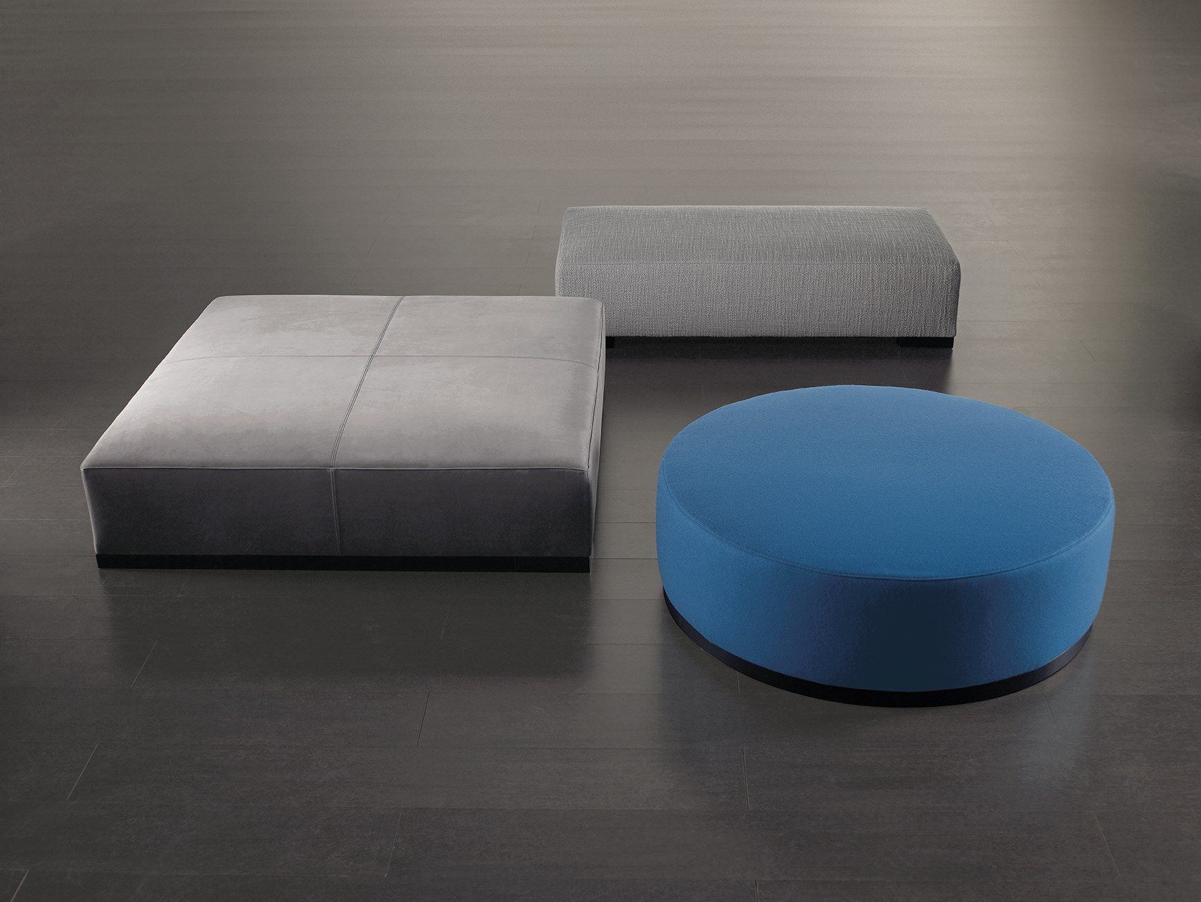 Ткань круглый съемный пуфик Meridiani BRONS ARCH-00017834 - Вид №1