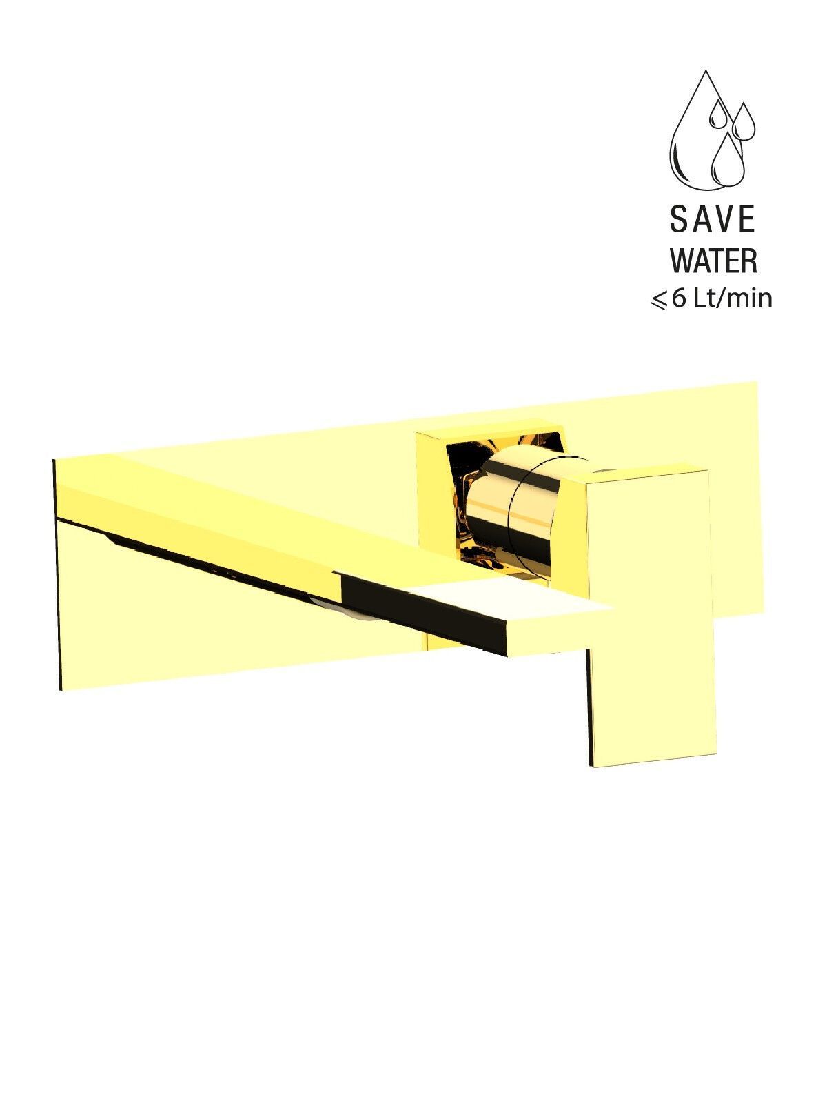 Настенный смеситель для раковины с пластиной без слива Rubinetterie Frattini Vita Due ARCH-00054452 - Вид №12