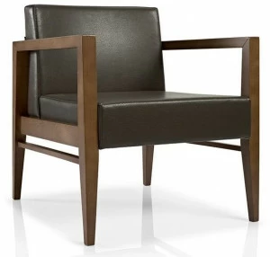 JMS Кожаное кресло с подлокотниками Serena M57
