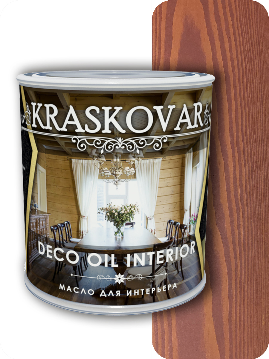 90234460 Масло для интерьера Deco Oil Interior Вишня 0.75 л STLM-0142610 KRASKOVAR